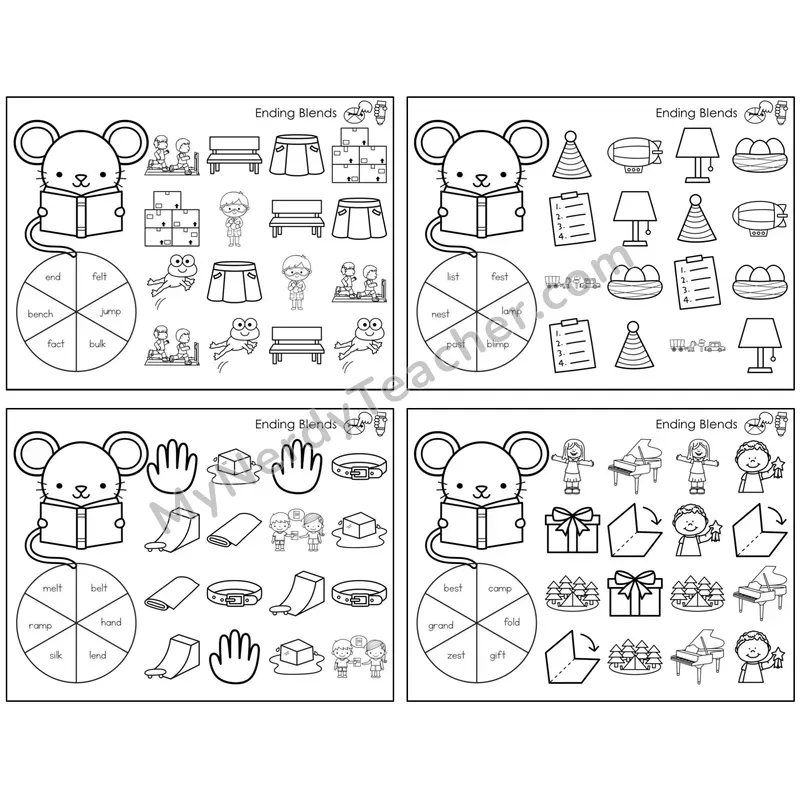 Ending Blends — BW (C12 — Spin and Dab)