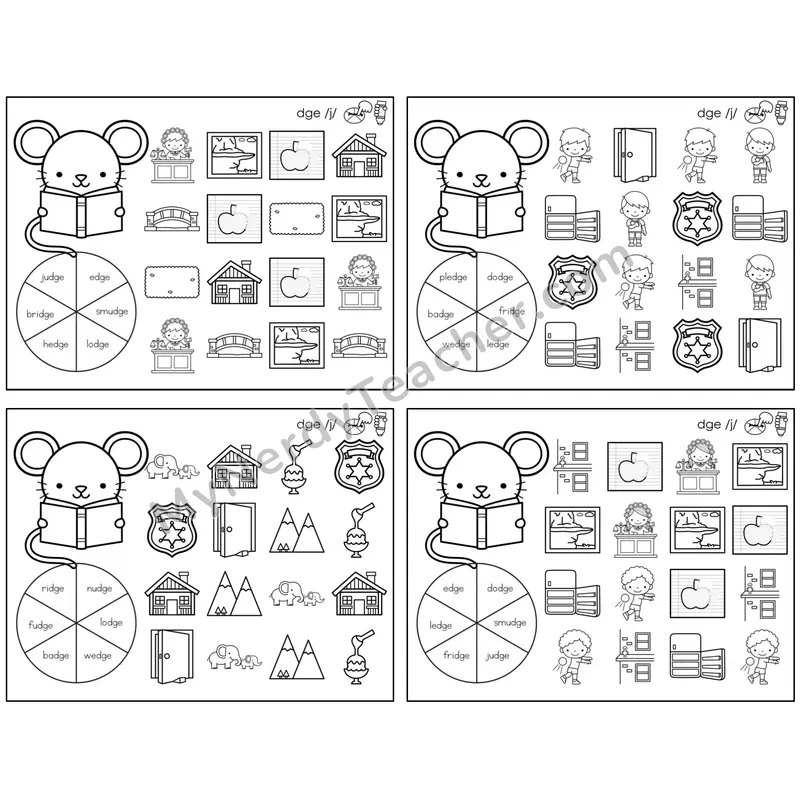 Trigraph dge /j/ — BW (C12 — Spin and Dab)