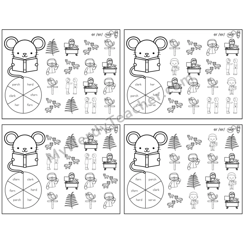 R-Controlled er /er/ — BW (C12 — Spin and Dab)