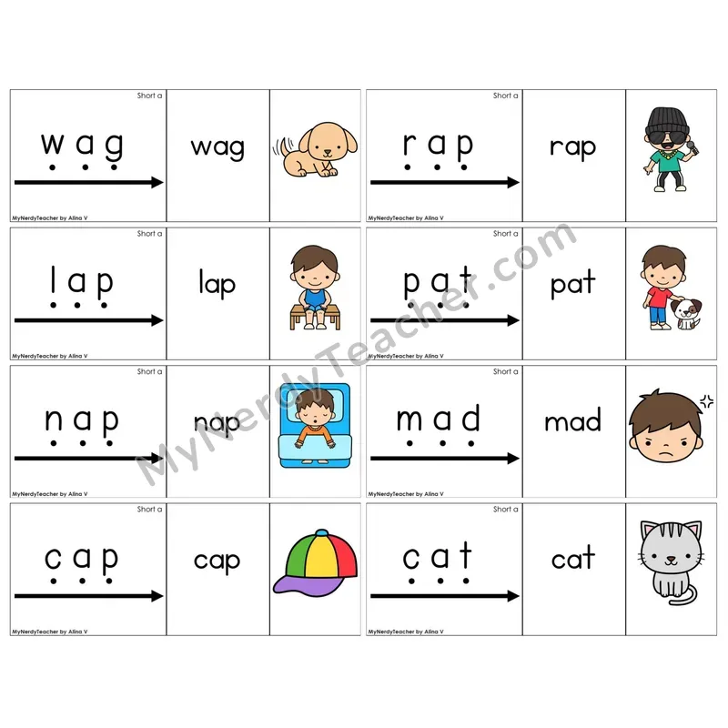 Short A /a/ (C13 — Blend It Puzzles)