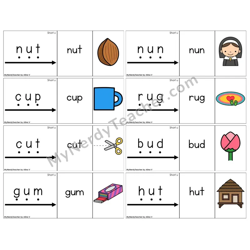 Short U /u/ (C13 — Blend It Puzzles)