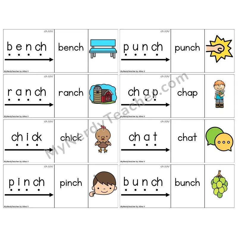 Digraph ch /ch/ (C13 — Blend It Puzzles)
