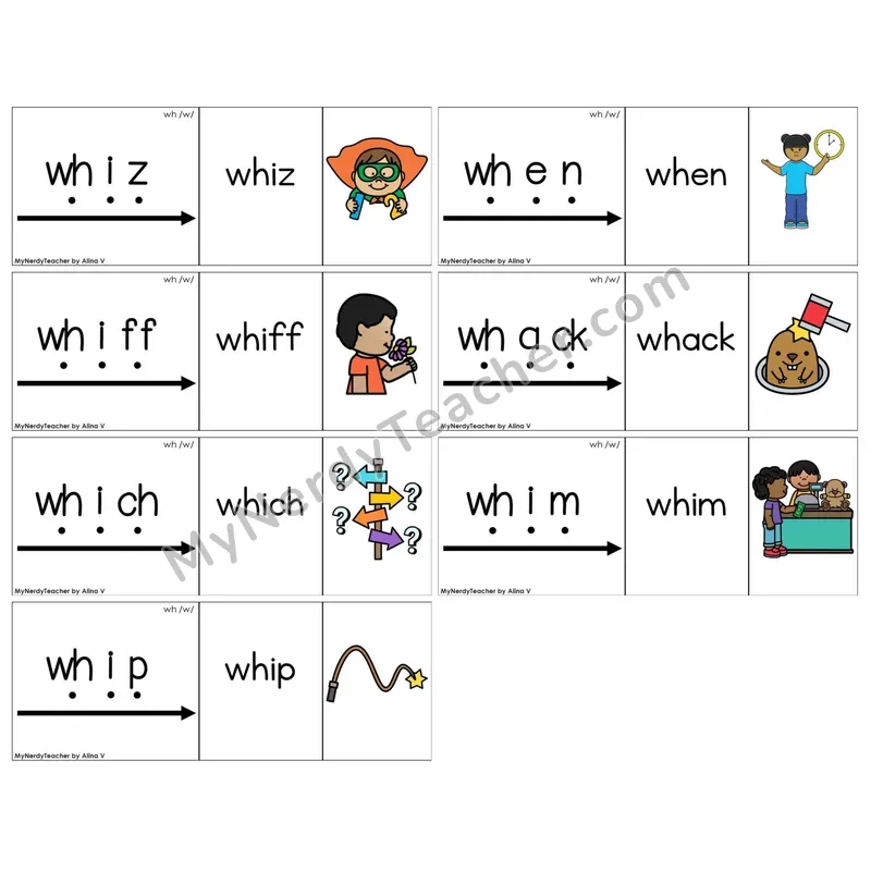 Digraph wh /w/ (C13 — Blend It Puzzles)