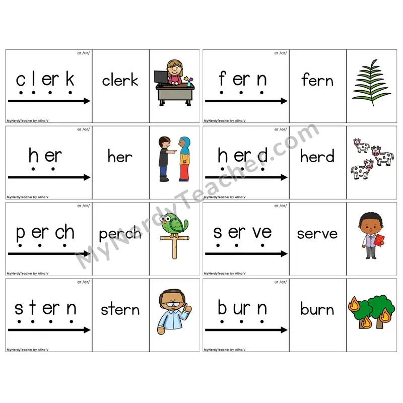 R-Controlled er /er/ (C13 — Blend It Puzzles)