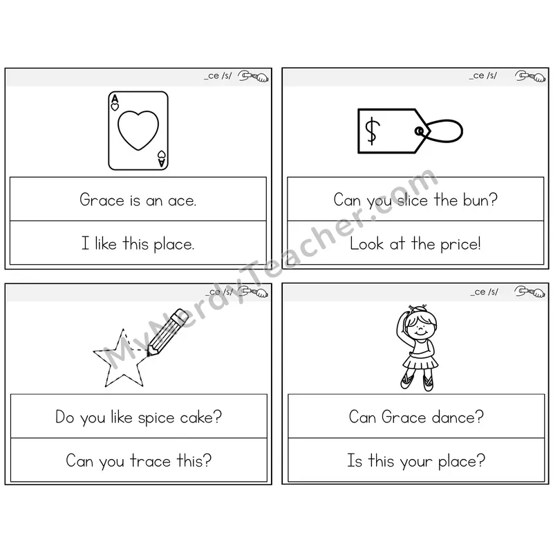 Soft C (_ce) Circle the Sentence Task Cards — Decodable Sentences