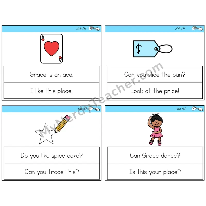 Soft C (_ce) Circle the Sentence Task Cards — Decodable Sentences
