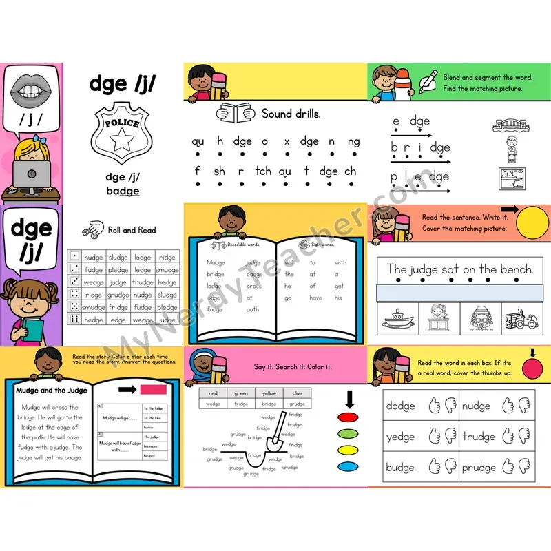 dge Trigraph (Soft G) Editable PowerPoint