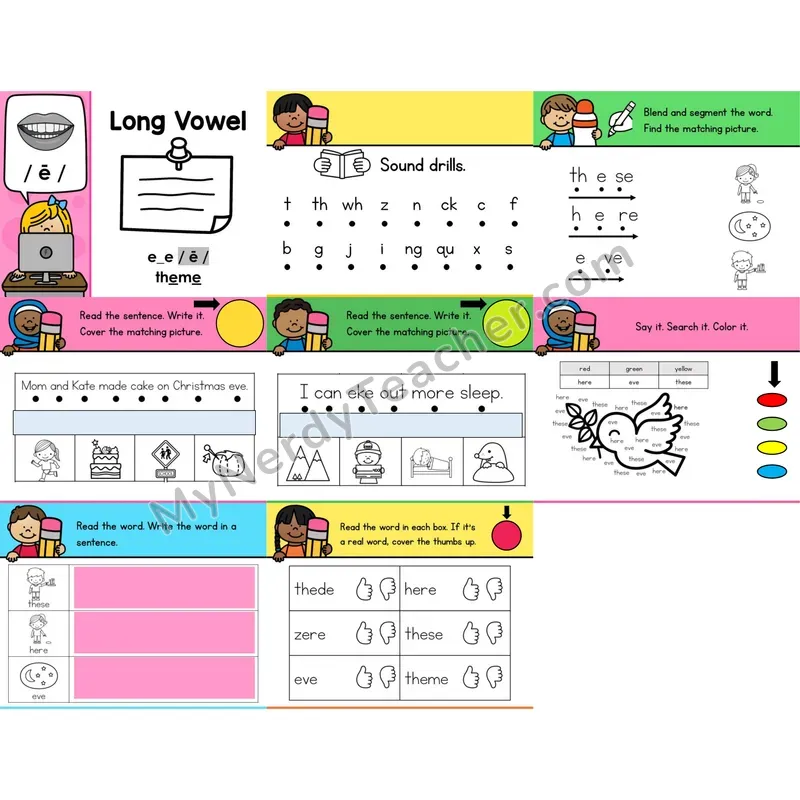 Long E — e_e (Silent E) Editable PowerPoint