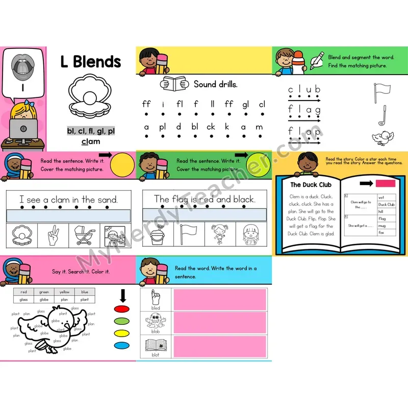 L Blends Editable PowerPoint