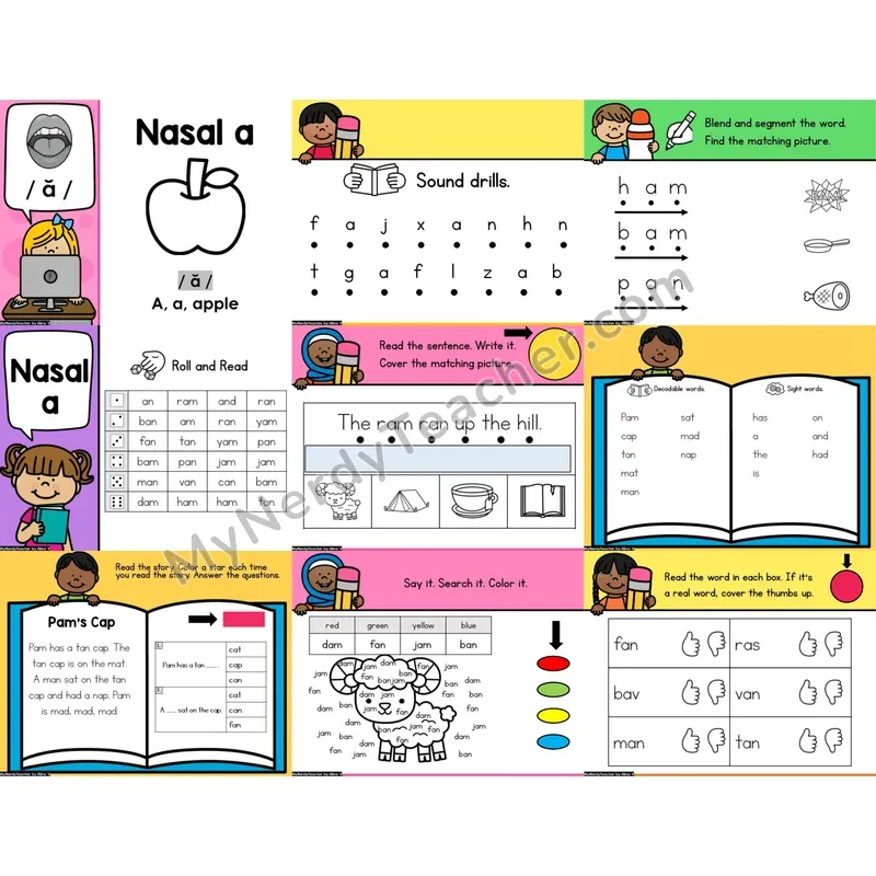 Nasalized A (am, an) Editable PowerPoint
