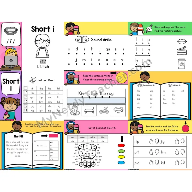 Short I Editable PowerPoint