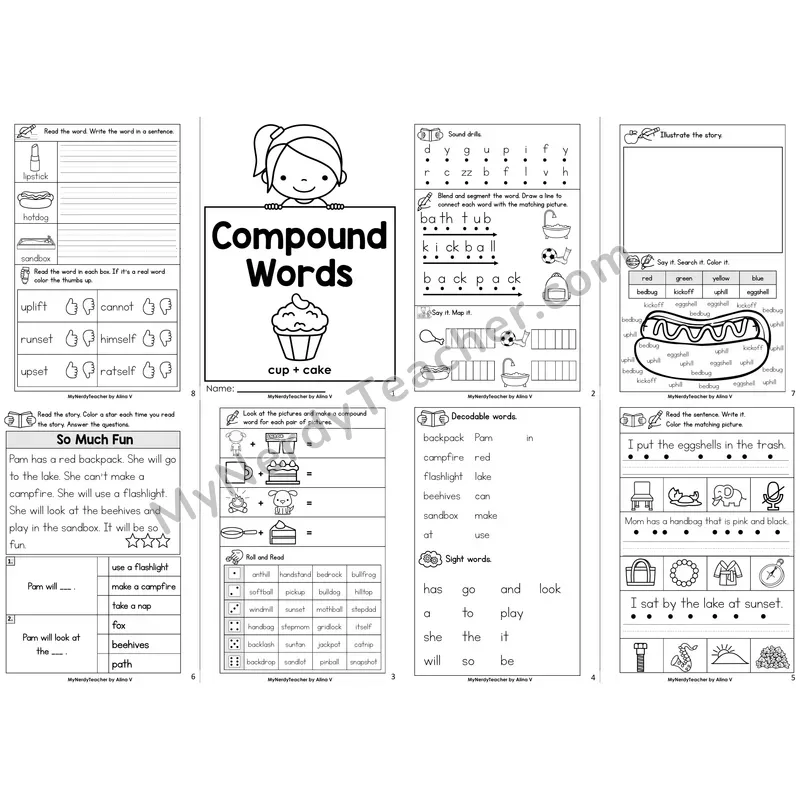 Compound Words Decodable Booklet