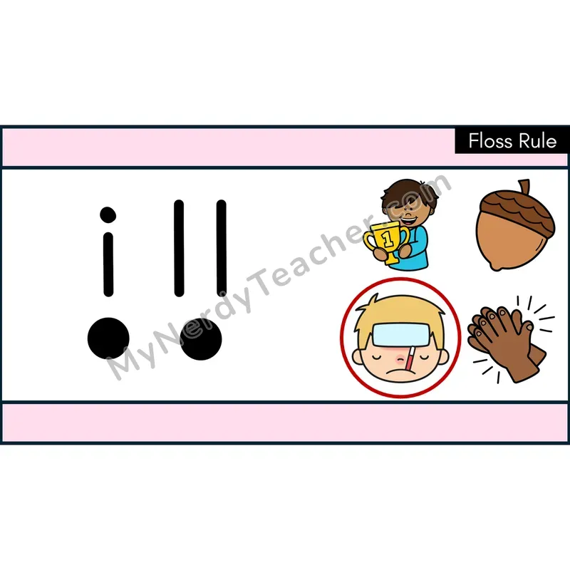 Floss Rule (ff, ll, ss, zz) Decodable Words — Google Slides