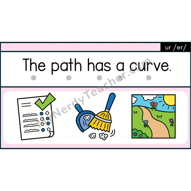 ur R-Controlled Decodable Sentences — Google Slides