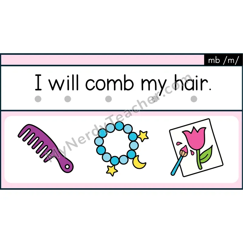 Silent mb Decodable Sentences — Google Slides