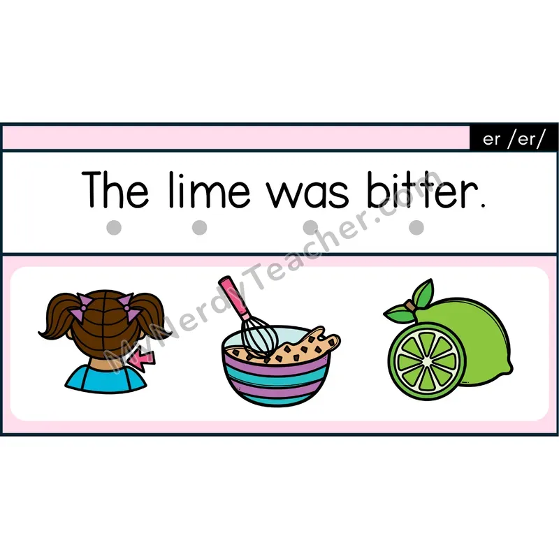 er R-Controlled Decodable Sentences — Google Slides