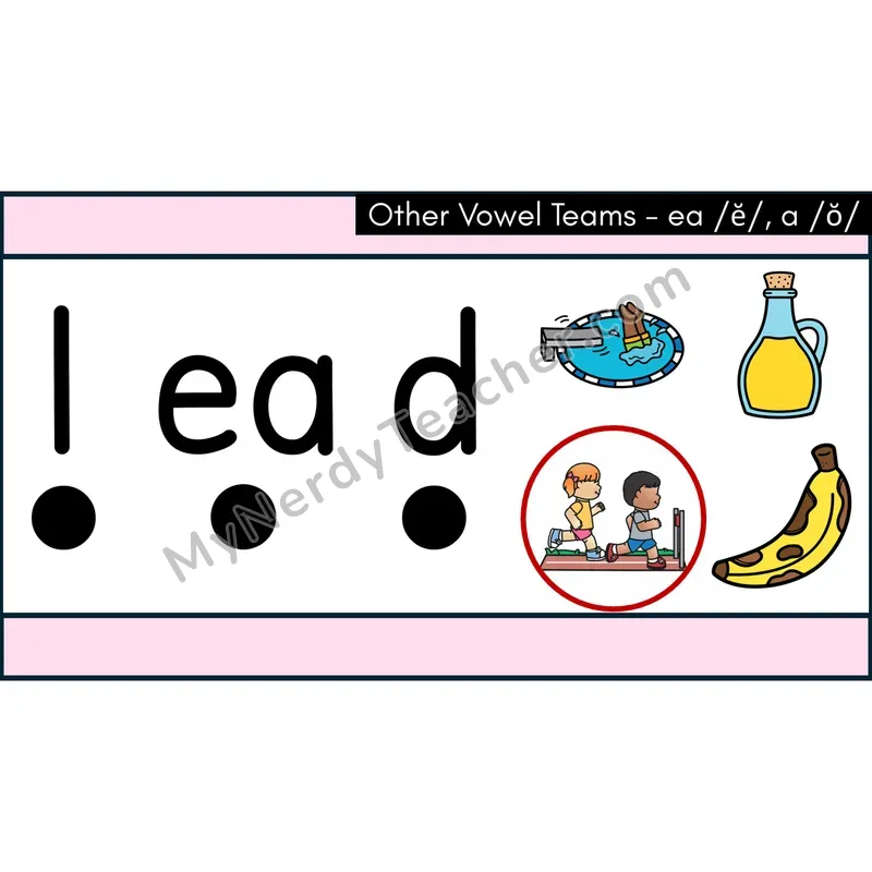 ea short e, a short o Decodable Words — PowerPoint