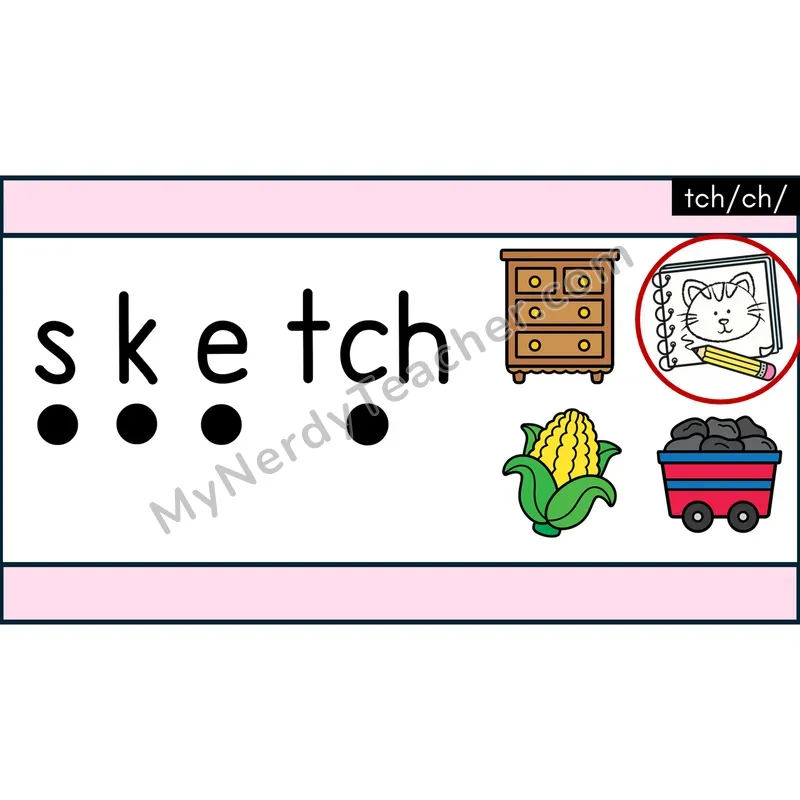 tch Trigraph Decodable Words — PowerPoint
