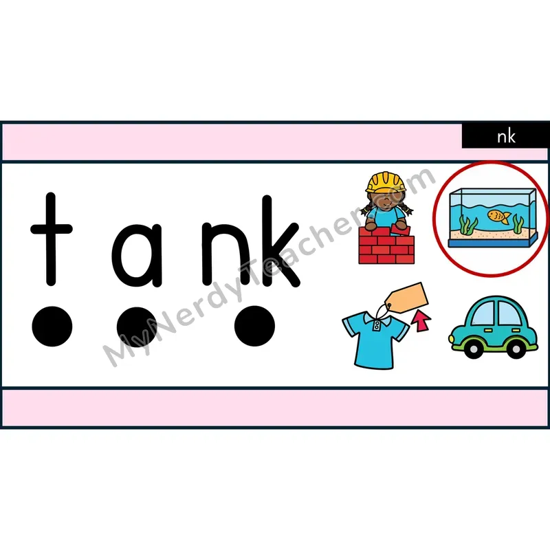 nk Glued Sound Decodable Words — PowerPoint