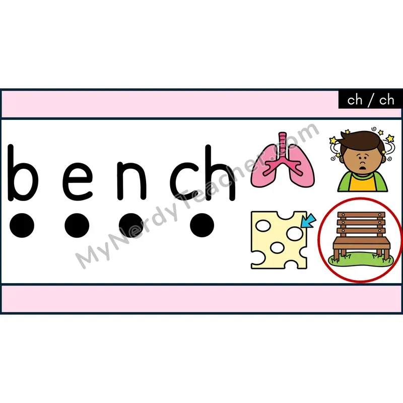 ch Digraph Decodable Words — PowerPoint