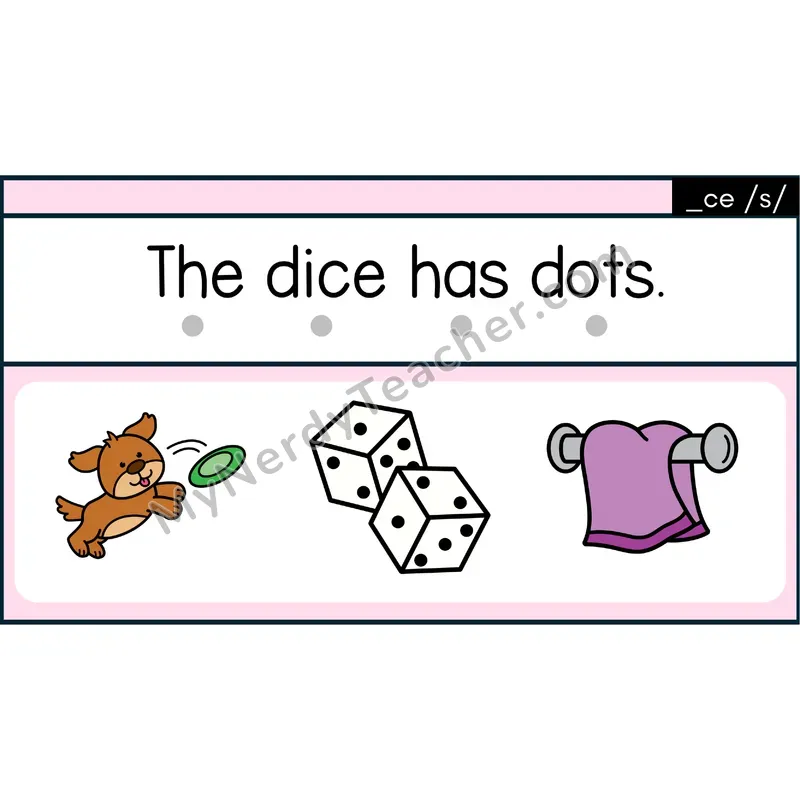 Soft C (_ce) Decodable Sentences — PowerPoint