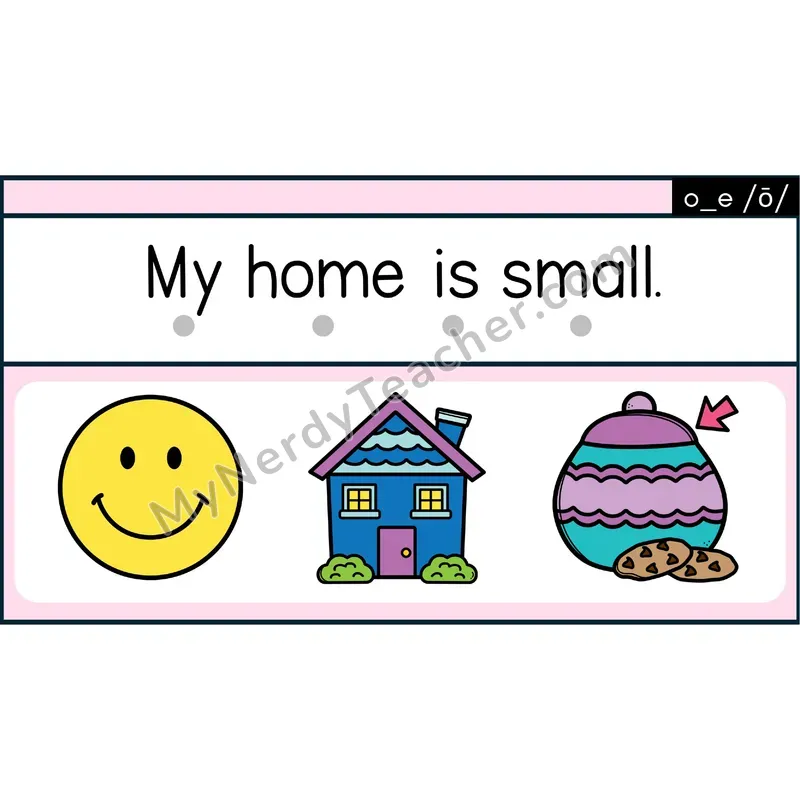VCe Long O (o_e) Decodable Sentences — PowerPoint