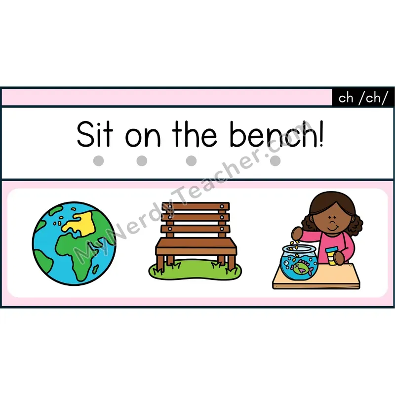 ch Digraph Decodable Sentences — PowerPoint