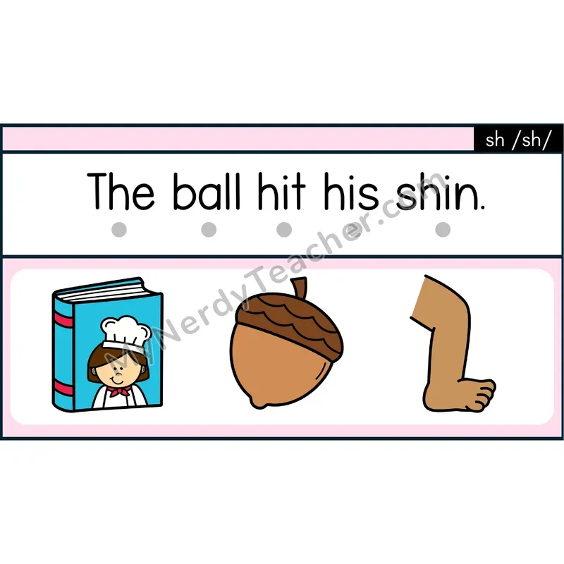 sh Digraph Decodable Sentences — PowerPoint