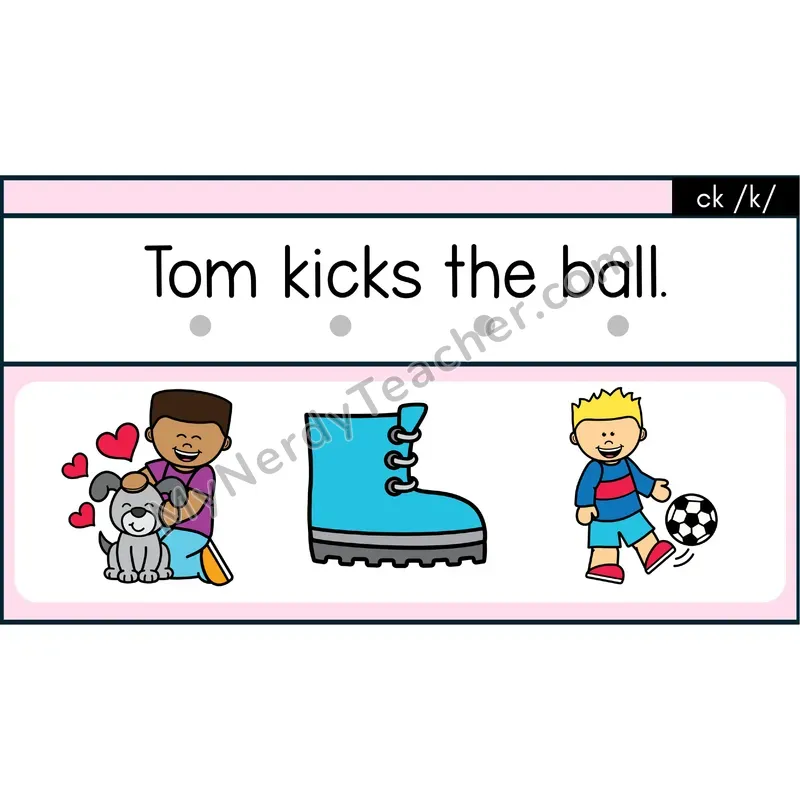 ck Digraph Decodable Sentences — Digital Slides