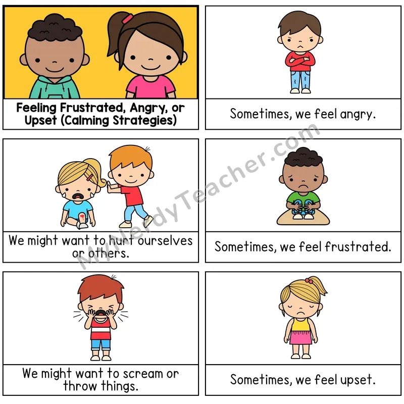 Calming Strategies Digital Social Story Booklet