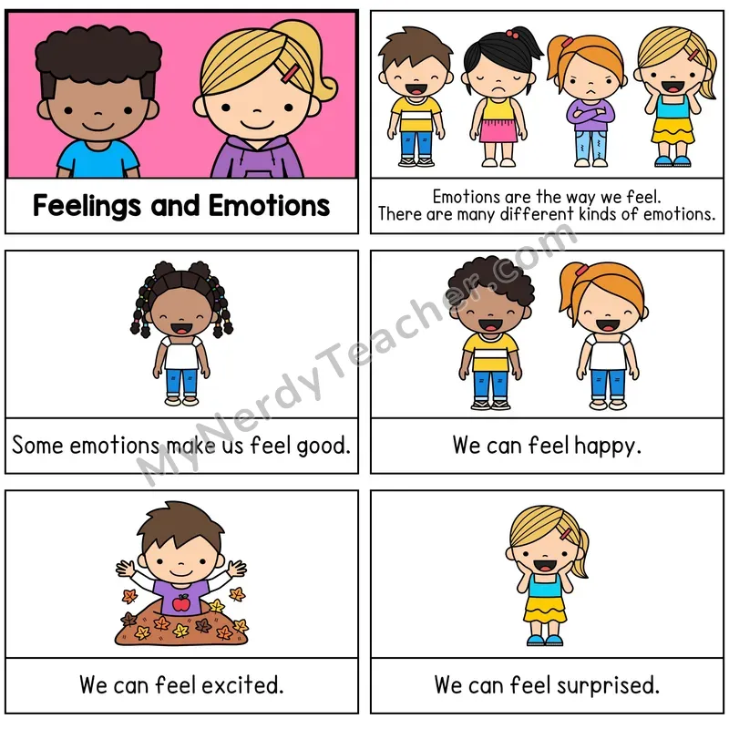 Feelings and Emotions Digital Social Story Booklet