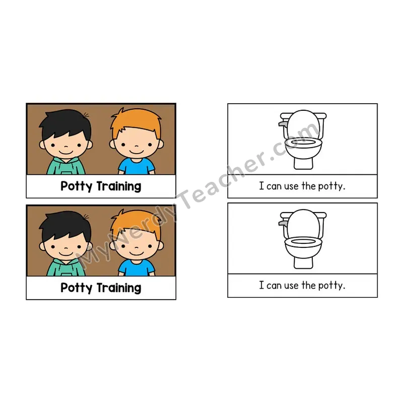 Potty Training Social Story Booklet — Color