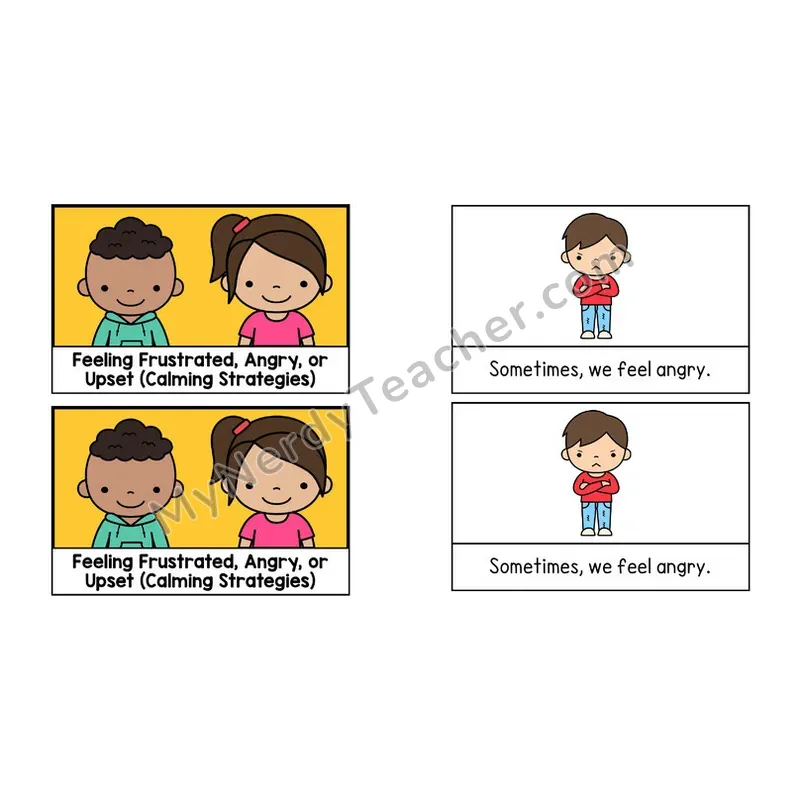 Calming Strategies Social Story Booklet — Color