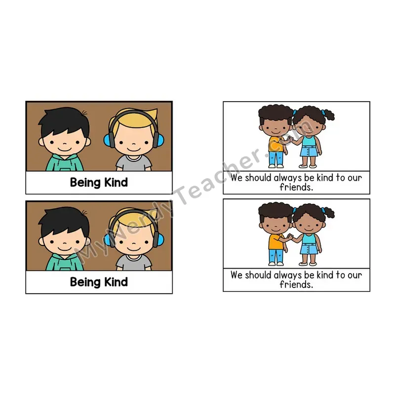 Being Kind Social Story Booklet — Color