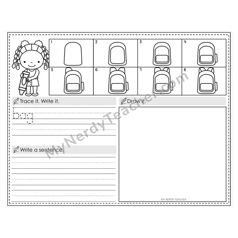 CVC Words Directed Drawing Mini Books — Short Vowels