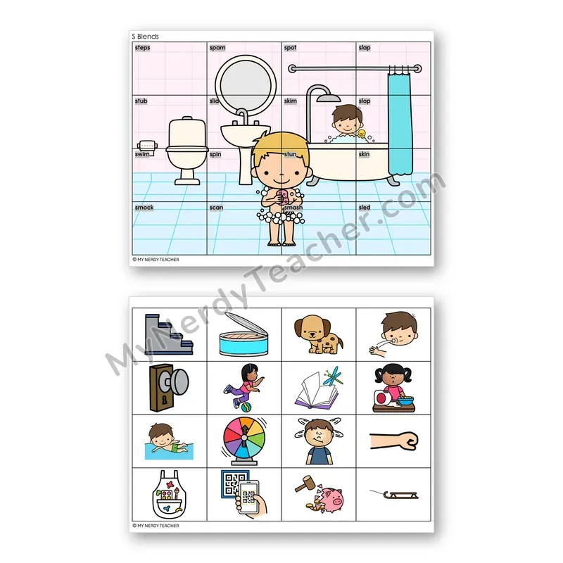 S-Blends Mystery Picture Puzzle — Color