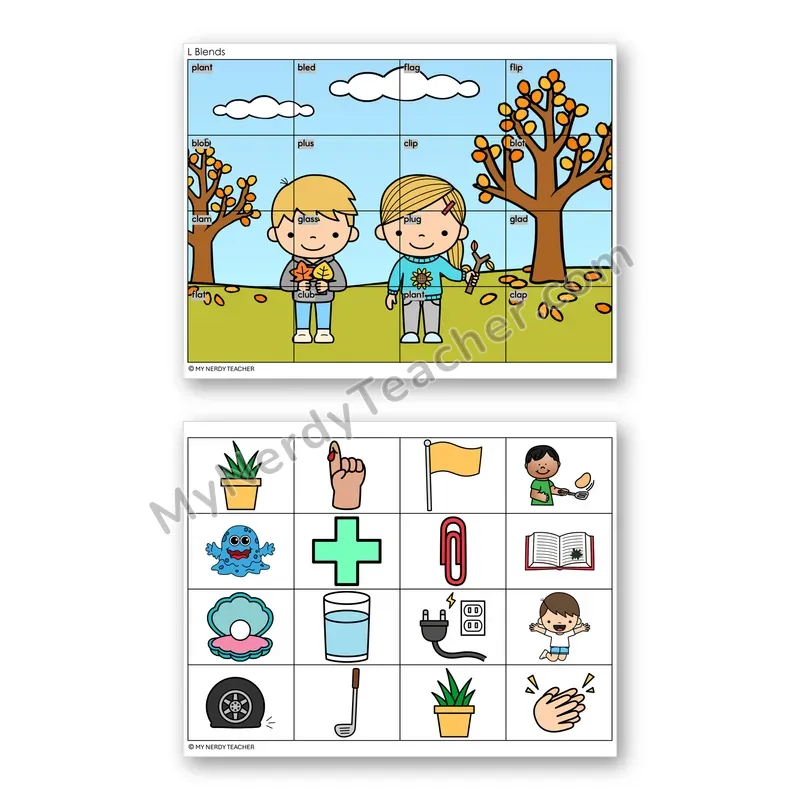 L-Blends Mystery Picture Puzzle — Color