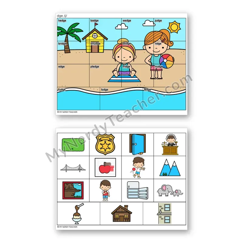 Trigraph DGE Mystery Picture Puzzle — Color