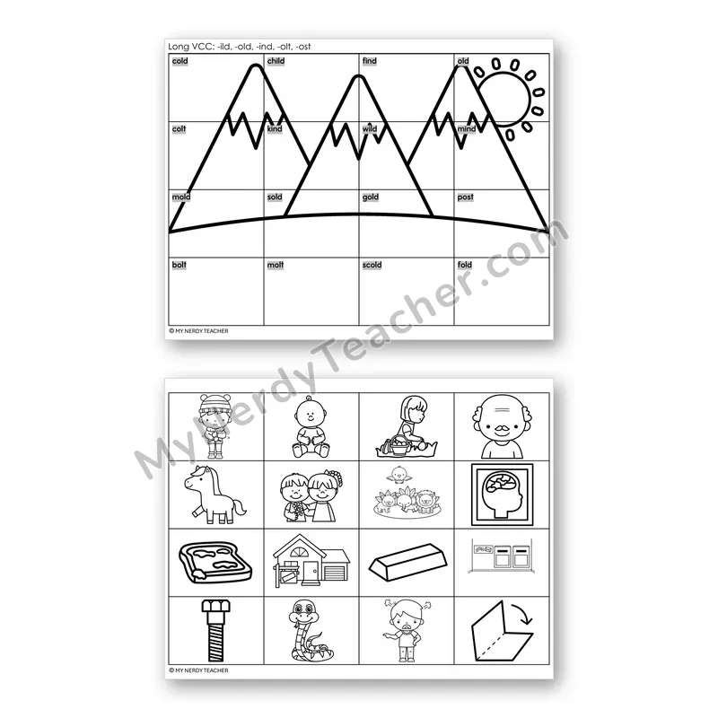 Long VCC Patterns Mystery Picture Puzzle — Black & White