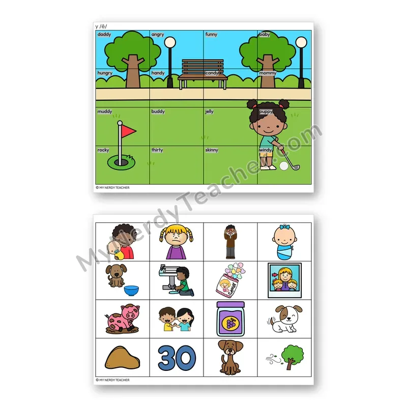 Y as Long E Mystery Picture Puzzle — Color