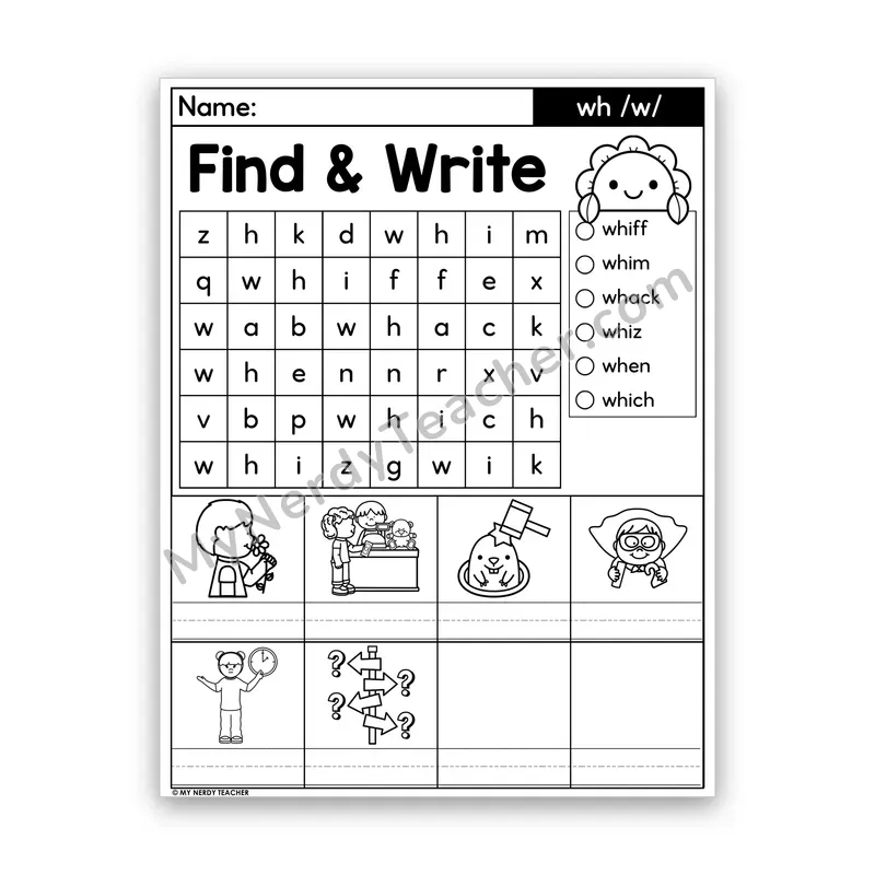 WH Digraph Word Search — /w/