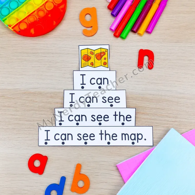Short a Sentence Ladder — Decodable Fluency Practice