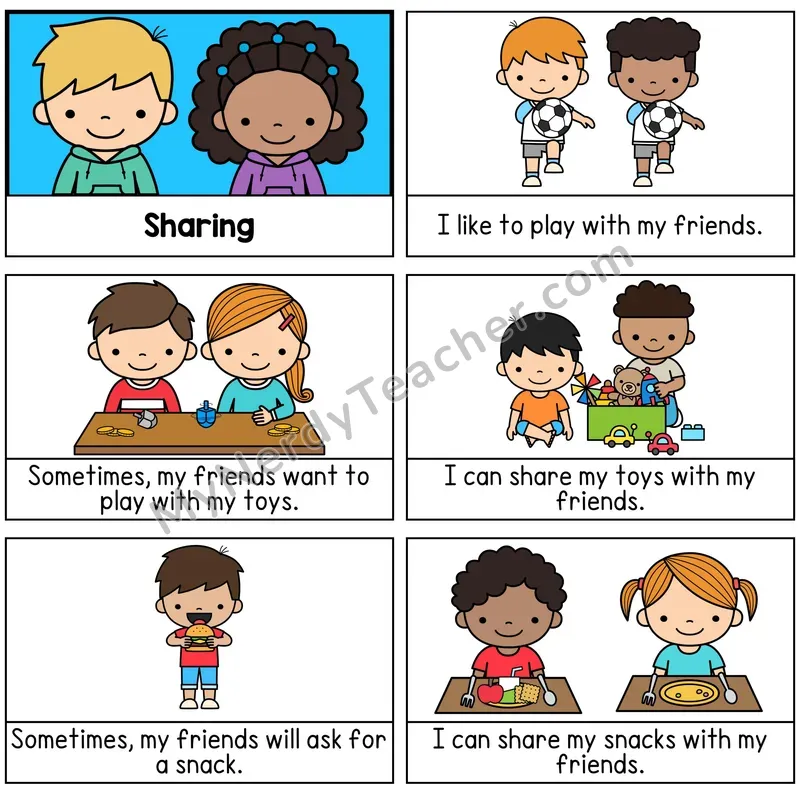 Sharing Digital Social Story Booklet