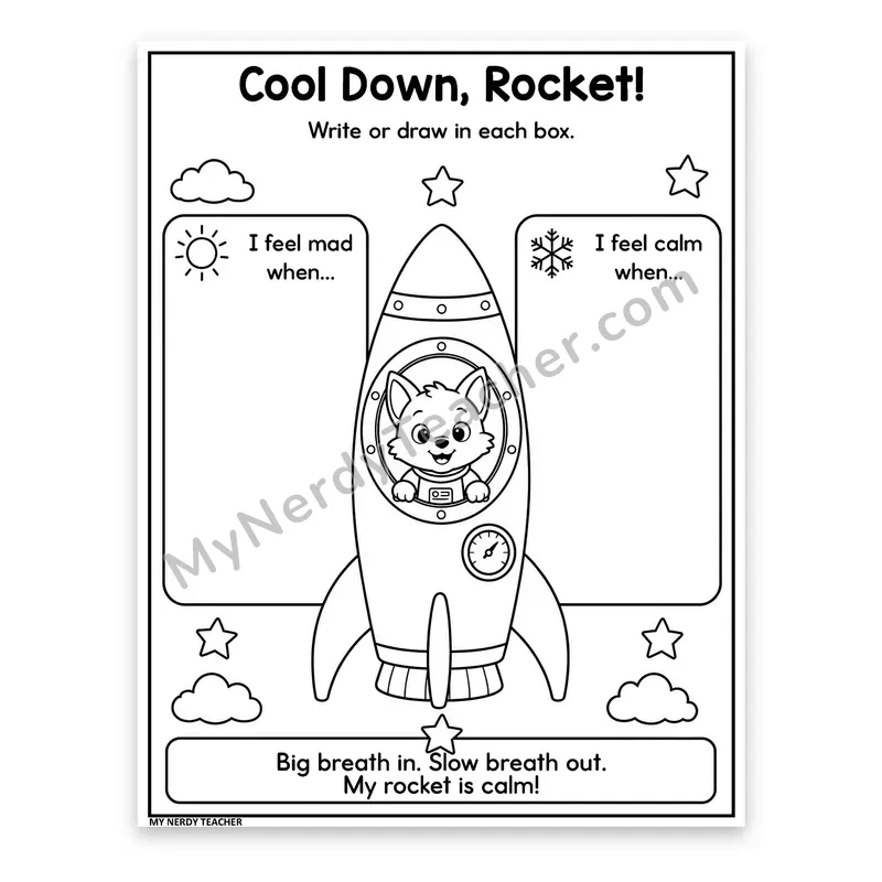 Anger Triggers and Calm Down — Cool Down, Rocket!